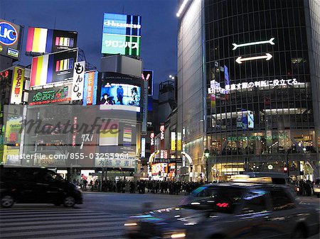 Streetscape, Shibuya, Tokyo, Japan