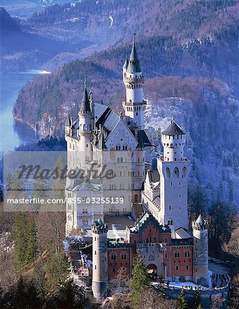 Royal castle, Neuschwanstein, Bavaria, Germany