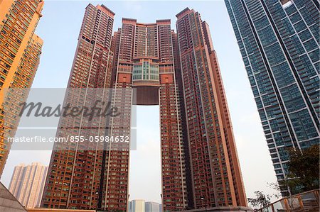 Luxurious condominiums at Kowloon Station, Hong Kong