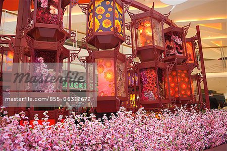 Chinese New Year decoration in Hong Kong