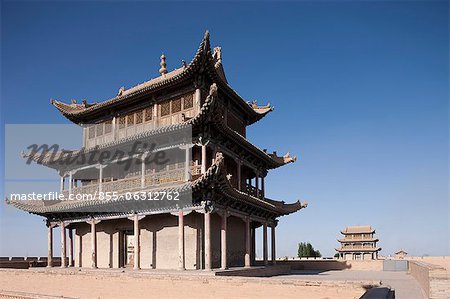 Fort of Jiayuguan Great Wall, Jiayuguan, Silkroad, China