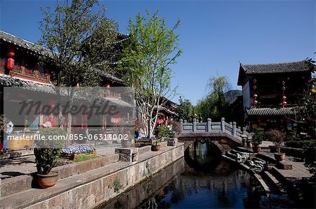 Shuhe village, ancient  city, Lijiang, Yunnan Province, China