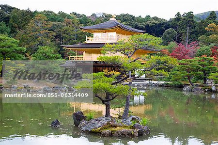 Kinkakuji (golden pavilion), Kyoto, Japan