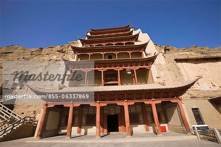 Cave 96, Mogao caves, Dunhuang, Gansu Province, Silkroad, China