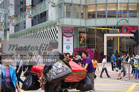 Streetscape, Tsimshatsui, Kowloon, Hong Kong Streetscape, Tsimshatsui, Kowloon, Hong Kong