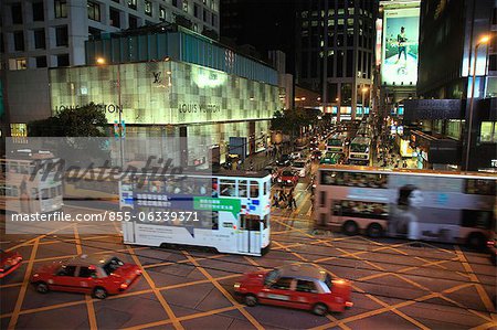 Central at night, Hong Kong Central at night, Hong Kong