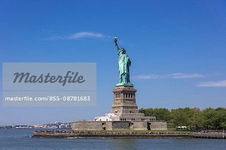 Statue of Liberty on Liberty Island, New York, United States