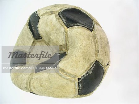 Beaten-Up Soccer Ball