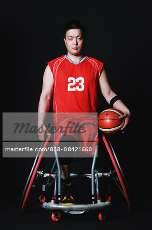 Wheelchair basketball player