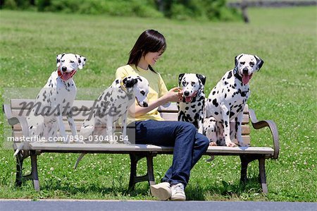 Women With Dalmations