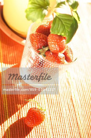 Strawberries In A Glass