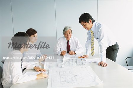 Business Colleagues In A Meeting