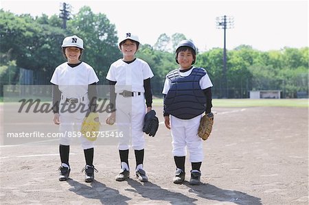 Baseball Player Posing At Playground