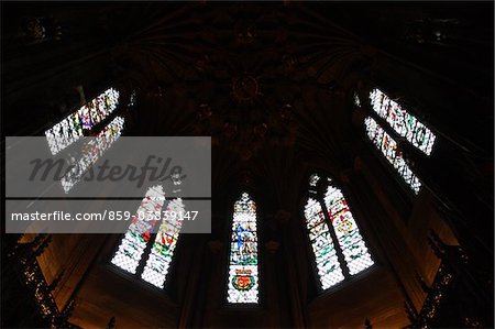 Stained glass of St Giles' Cathedral,Scotland