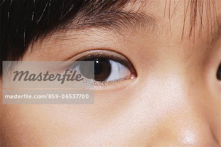 Close up of girl eye