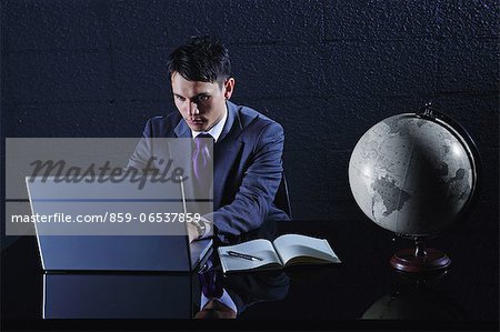 Businessman working