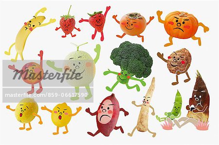 Variety Of Fruits And Vegetables Variety Of Fruits And Vegetables