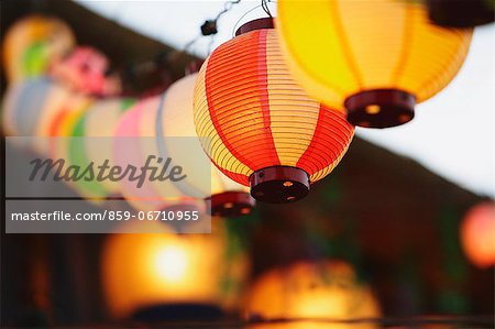 Japanese paper lanterns