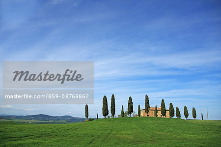 Italy, Tuscany, Toscana, Orcia Valley, Val d'Orcia, UNESCO World Heritage