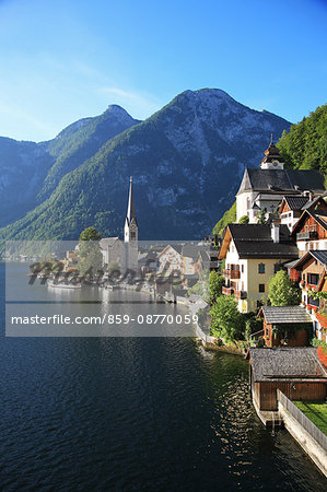 Austria, Salzkammergut, Hallstadt, UNESCO World Heritage Site