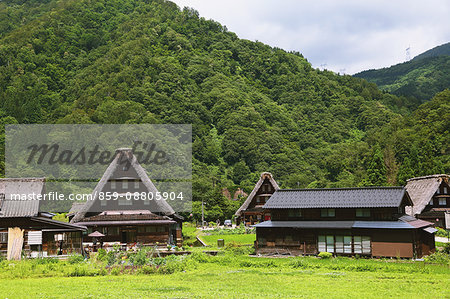 Traditional Japanese village in Gokayama, Toyama Prefecture, Japan