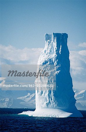 Columnar iceburg.