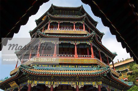Tower of Buddisht Incense on Longevity Hill and Kunming Lake,The Summer Palace,Yihe Yuan,Beijing,China
