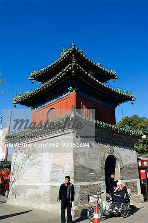 China,Beijing,Donyue temple. A pavilion styled gateway.