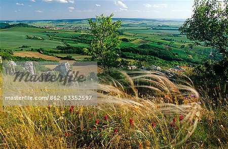 Czech Republic. View from the Palava Hills,Mikulov