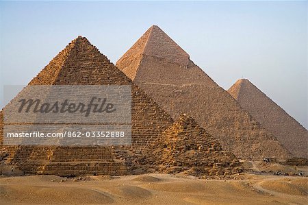 The pyamids at Giza,Egypt