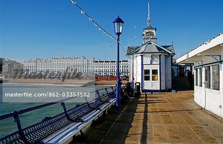 England,East Sussex,Eastbourne. Eastbourne Pier is a seaside pleasure pier in on the south coast of England.