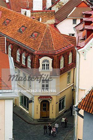 Old Town Houses and Rooftops,Located in the Unesco World Heritage Old Town