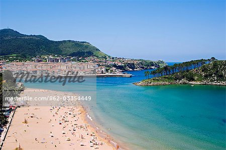 Spain Basque Country Lekeitio Beach