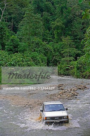 Cross country driving in the Crocker Range of Sabah,Borneo Cross country driving in the Crocker Range of Sabah,Borneo