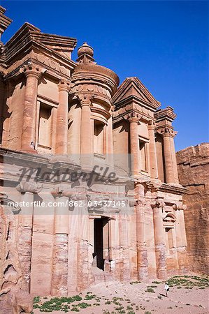 The Monastery,also known as El-Deir,at Petra,Jordan