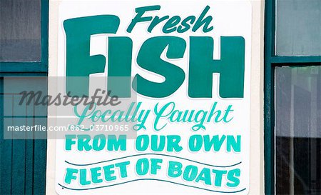 Local fish shop, Newlyn, Cornwall, UK Local fish shop, Newlyn, Cornwall, UK