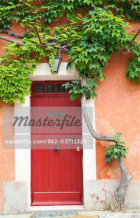 Traditional architecture in Roussillon, Provence, France