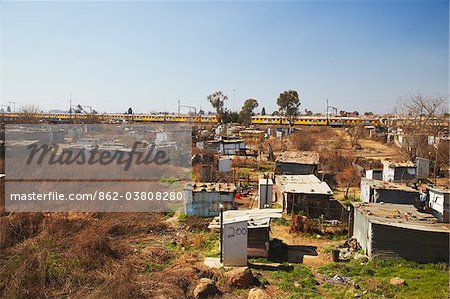 Squatter camp, Soweto, Johannesburg, Gauteng, South Africa