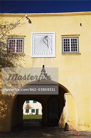 Sun dial in Castle of Good Hope, City Bowl, Cape Town, Western Cape, South Africa