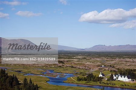 Iceland, Pingvellir.This is the most popular national park in Iceland.This valley is mentioned in many famous Icelandic sagas and is where one of the oldest parliamentary institutions of the world, the Althing, was founded in the year 930.The national park is a UNESCO World Heritage site.
