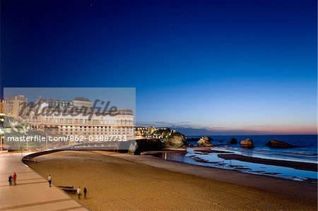 Grande Plage, Beach, Biarritz, Pyrenees Atlantiques, Aquitaine, France