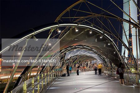 File:Marina Bays Sands Hotel from the bridge connecting to the