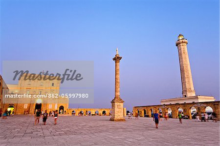 Italy, Apulia, Lecce district, Salentine Peninsula, Salento, Santa Maria di Leuca, Santa Maria de Finibus Terrae sanctuary and lighthouse