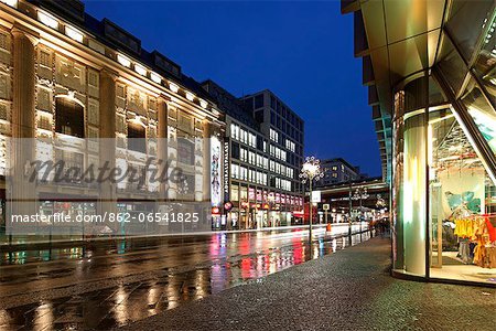 The Friedrichstrasse is one of the main avenues in the centre of Berlin, Germany