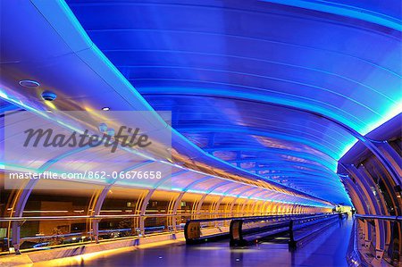 Europe, England, Lancashire, Manchester, Airport Terminal