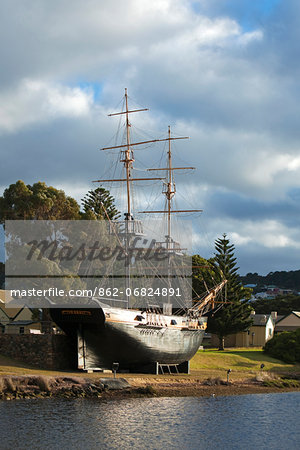 Australia, Western Australia, Albany.  Replica of the Brig Amity - the ship that carried the first settlers to Albany in 1826.