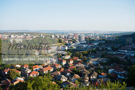 Europe, Bulgaria, Lovech, town view