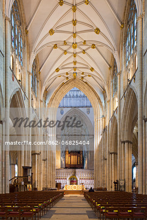 United Kingdom, England, North Yorkshire, York. The Knave at York Minster.