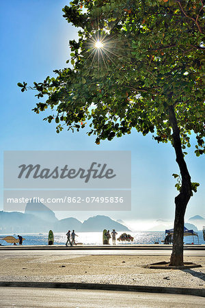 Copacabana Beach, Rio de Janeiro, Brazil, South America