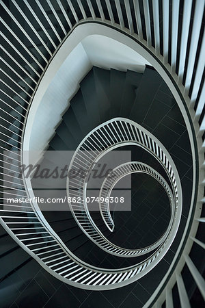 Spiral staircase, St.Gallen, Switzerland, Europe